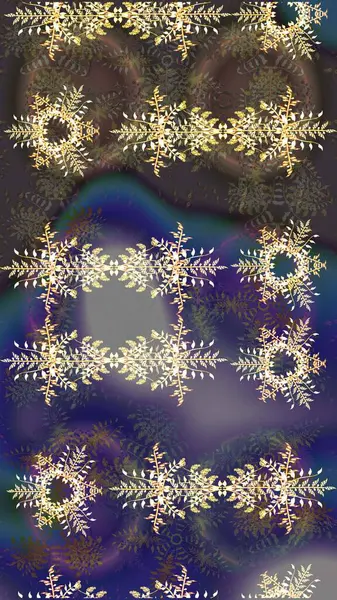 Raster Noel soyut renkli arka plan ve düşen kar tanesi. Kar taneli Noel arkaplanı. Raster illüstrasyonu. Kış soyut arkaplanı.