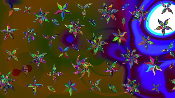 Güzel kumaş deseni. Çizim raster deseni. Çiçek arka planı.