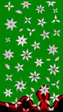 Paket kağıdı için en iyisi. Doğal kozmetik ürünleri, parfüm, çiçekçi dükkanı için bahar ihalesi tasarımı. Yeşil lale çiçekli Raster eskiz deseni. Karşılama ya da düğün geçmişi olarak kullanılabilir.