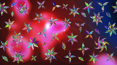 Çizim çiçek deseni duvar kağıdı, web sitesi arka planı, ambalaj kağıdı, davetiye, broşür, afiş veya web sitesi için kullanılabilir. Karalama elementleri. El çizimi Raster illüstrasyonu.