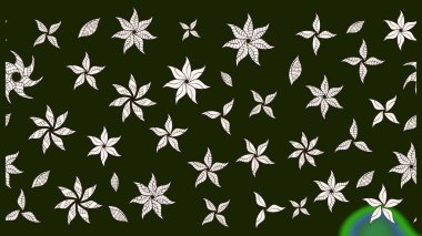 Düz Çiçek Elementleri Tasarımı. Renkli Bahar Teması eskiz kalıbı. Raster güzel kumaş deseni çiziyor. Çiçek deseni.