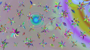 Suluboya çizim kalıbı. Dekorasyon ve tasarım için güzel bir desen. Moda baskısı. Çiçeğin suluboya çizimlerinin mükemmel deseni. Eski model. Raster illüstrasyonu.