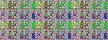 Kusursuz Tony kumaş deseni. Raster illüstrasyonu. Küçük çiçekteki sevimli çiçek deseni. Modaya uygun kumaş deseni.