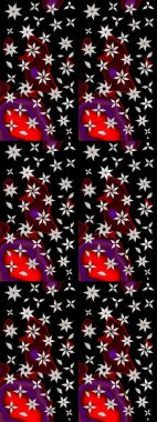 Çiçek arkaplanlı soyut zarafet eskiz deseni. Raster Güzel kumaş deseni.