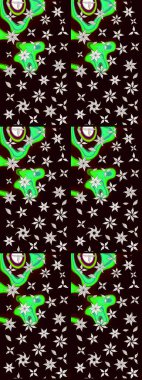 Botanik çizim kalıbı. Organik elementler. Suluboya etkisi. Raster deseni.