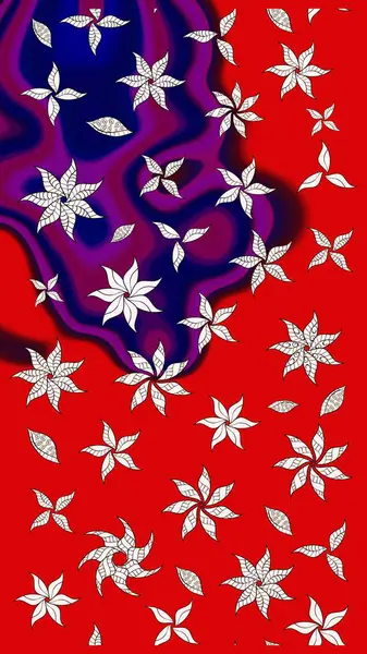 Oldukça eski bir besin torbası deseni, küçük kırmızı renkte, çiçekler. Tekstil, kumaş, kapaklar, duvar kağıtları, baskı, naylon, koleksiyon defteri, örgü, dekupaj için güzel bir eskiz. Millefleurlar.