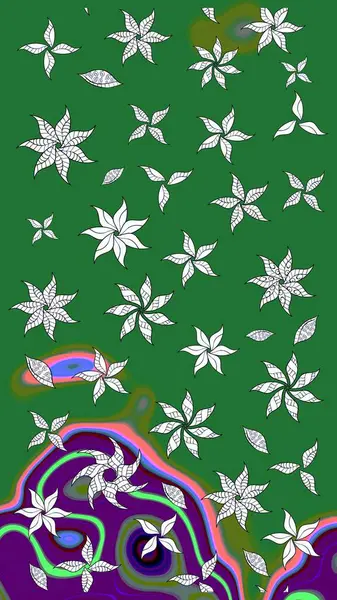 Raster. Güzel suluboya çiçekler, parlak resim ilham verici çiçek desenli eskiz arka plan.