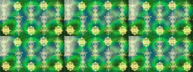 Kış kar taneleri, raster arka plan. Yüzey için tekrarlanan doku, ambalaj kağıdı, yeşil, mavi ve nötr renkler üzerine kar tanesi.