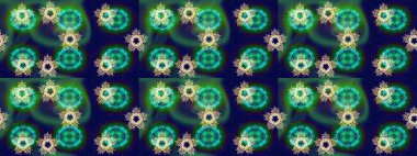 Geleneksel oryantasyon süsü. Klasik klasik klasik arka plan. Klasik Raster yeşili, gri ve mavi ve altın desenli..