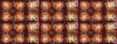 Kar taneleri arka planda. Kahverengi, turuncu ve nötr kar tanelerinin olduğu Noel kartı kahverengi, turuncu ve nötr renklerde. Kış kartı Mutlu Noeller, yeni yıl ve mutlu bayramlar..