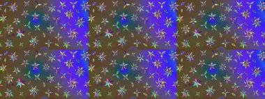 Klasik tropikal doğal elementlerin suluboya seti. Raster illüstrasyonu. Egzotik çiçekler, botanik parlak klasik kahverengi renkler.