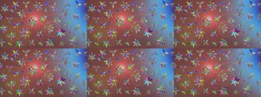 Güzel kumaş deseni. Çiçek arkaplan. Çizim raster deseni.