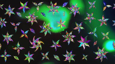 Güzel, parlak, pürüzsüz kumaş, tuval. Raster illüstrasyonu. Desen, çizim, çiçek sınırı. Eski moda arka plan. Çiçek çelengi. Kıvırcık, parlak örgü.