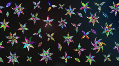 Raster illüstrasyonu. Güzel kumaş deseni. Küçük çiçekteki sevimli çiçek deseni. Güzel karalamalı çiçek deseni çiz..