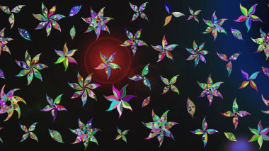 Güzel, parlak, pürüzsüz kumaş, tuval. Çiçek çelengi. Raster illüstrasyonu. Kıvırcık, parlak örgü. Eski moda arka plan. Desen, çizim, çiçek sınırı..