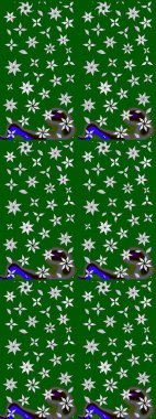 Eskiz arkaplan modeli. Vadinin yeşil renkli çiçekleri. Suluboya, elle çizilmiş. Raster - stok.