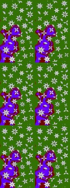 Taslak dekoratif arka plan, çiçek mandala. Çiçek. Raster illüstrasyonu. Yeşil renklerde.