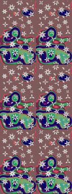 Eskiz arkaplan modeli. Vadinin çiçekleri kahverengi renklerde. Suluboya, elle çizilmiş. Raster - stok.