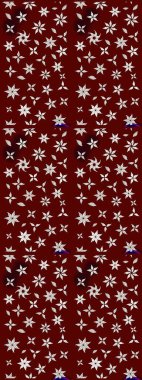 Kızılderili desenli desenli desenli şal deseni. Etnik Mandala süsü. Raster Henna dövme stili. Tekstil, tebrik kartı, boyama kitabı, telefon kılıfı baskısı için kullanılabilir.