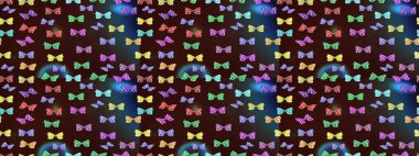 Raster illüstrasyonu. Farklı renkte kelebeklerin çizimi. Fantezi renkli resimler koleksiyonu. Tasarım için Raster Kelebekleri. Giysi biçimi için kahverengi arkaplanda dekor.