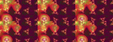 Anti-stres için soyut örnek sayfası. Mor, kahverengi ve kırmızı renklerde. Raster illüstrasyonu.