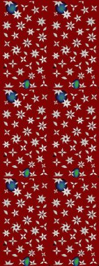 Sabıka fotoğraflarında, bebek kıyafetlerinde, duvar kâğıtlarında, paket kutularında falan kullanılabilir. Raster. Zarif, parlak ve eskiz kırmızı çiçek deseni tasarımı.