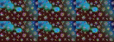 Çiçeğin suluboya çizimlerinin mükemmel deseni. Suluboya çizim kalıbı. Eski model. Dekorasyon ve tasarım için güzel bir desen. Moda yazdırma.