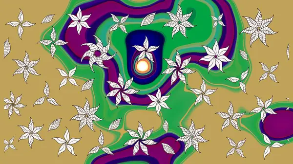 Büyük bir çiçek boyası seti. Kartlar, davetiyeler, tarih kartları ve daha fazlası için kullanılabilir. Raster şirin suluboya çiçek deseni çizimi.