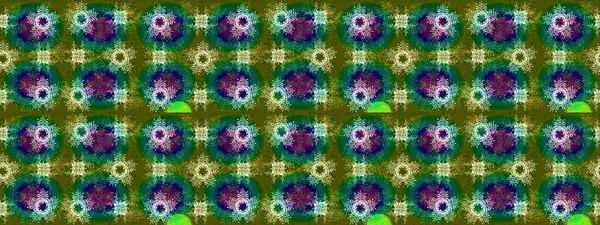 Kumaş veya Duvar Kağıdı Tasarımı. Raster illüstrasyonu. Mandalas 'ın dekoratif dokusu. Folk Style. Tekstil için Lacy Fashion Print. Stilize Çiçekler. Dantelli Kar Tanelerinin Etkisi.