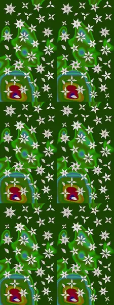 Düğün davetiyeleri için çiçek deseni, tebrik kartları, hatıra defteri, baskı, hediye paketi, imalat. Sulu boya tarzında yeşil çiçekli zarif eskiz deseni, tasarım elementleri. Düzenlenebilir.