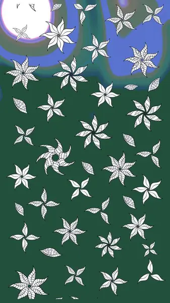 Güzel kumaş deseni. Yazdır. Düz Çiçek Elementleri Tasarımı. Güzel eskiz şekli. Renkli Yaz Temalı eskiz kalıbı. Raster çiçekli arka plan.