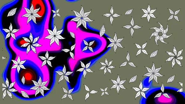 Eskiz arkaplan modeli. Vadinin yeşil renkli çiçekleri. Suluboya, elle çizilmiş. Raster - stok.