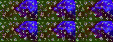 Moda baskıları için zarif bir şablon. Küçük renkli çiçekler. Motley illüstrasyonu. Çiçekli bahar çiçekleri. Küçük çiçekte şirin desenler.