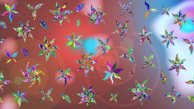 Kahverengi renkli çiçek desenli eskiz, el yapımı papatyalar, papatyalar. Tekrar eden çiçek arkaplanı, zarif kahverengi çiçek duvar kağıdı..