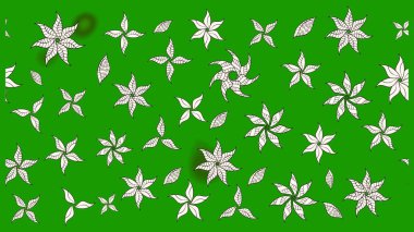 Eskiz arkaplan modeli. Yeşil yapraklı yabani çiçekler. Suluboya, elle çizilmiş. Raster illüstrasyonu.