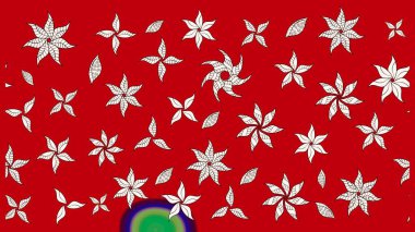 Raster çiçek desenli çiçek deseni, yapraklar, dekoratif elementler, sıçrama, lekeler, el çizimi kontur çizgileri ve Doodle çizim stili, grafik raster çizim çizimi.