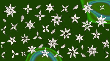 Doodle çiçekler ve dalları, otlar ve çiçekler. Elle çizilmiş. Raster resim. Güzel kumaş deseni.