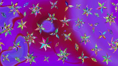 Eskiz Vintage Çiçek Deseni. Raster Kalça dokusu deseni.