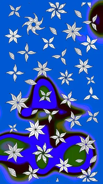 Süslü zentangle çizim dokusu, soyut çiçeklerle süslenmiş. Çiçek deseni duvar kağıdı, desen dolguları ve web sayfası arka planı için kullanılabilir. Şekillendirilmiş çiçekli çizim deseni.