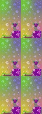 Çiçekli çiçek deseni, suluboya. Tarafsız renklerde çiçekler. Renkli Bahar Teması eskiz kalıbı. Düz Çiçek Elementleri Tasarım Raster illüstrasyonu.