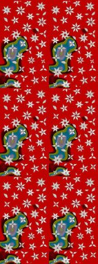 Eskiz Vintage Çiçek Deseni. Raster Kalça dokusu deseni.