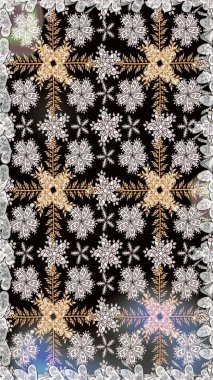 Raster dikişsiz çiçek deseni. Vadinin çiçekleri siyah renklerde.