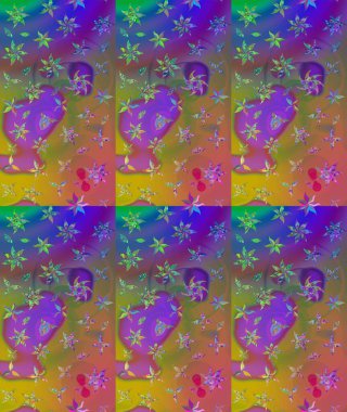 Raster şirin suluboya çiçek desenleri çiziyor. Kartlar, davetiyeler, tarih kartları ve daha fazlası için kullanılabilir. Büyük bir suluboya çiçek seti..