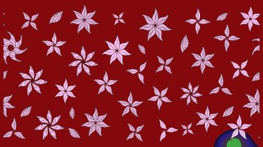 Güzel kumaş deseni. Düz Çiçek Elementleri Tasarımı. Renkli Bahar Teması eskiz kalıbı. Raster illüstrasyonunda çiçek deseni çizimi.