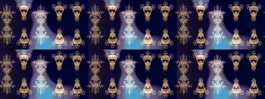 Raster illüstrasyonu. Renkli arka planda izole tatlı kar taneleri. Güzel kar tanesi. Yuvarlak raster kar tanesi. Soyut kış siyah, gri ve nötr süslemeleri.