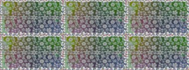 Gri renkli çiçekler. Elle boyanmış suluboya, kusursuz çiçekler ve bitkiler..