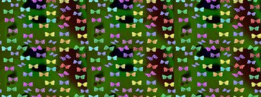 Raster illüstrasyonu. Kelebekli parlak eskiz deseni. Moda Kumaşı Tasarımı. Yeşil renkte resim.