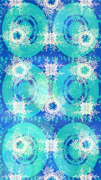 Raster resim. Snowflakes desen. Arka plan üzerinde izole soyut kar taneleri ile düz tasarım. Kar taneleri arka plan. Kar tanesi dekoratif desen.