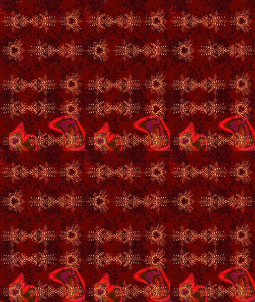 Snowflakes desen. Raster resim. Kar tanesi renkli desen. Raster kar taneleri arka plan. Renk arka plan üzerinde izole soyut kar taneleri ile düz tasarım.