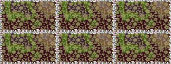 Çiçeksiz desenli arka plan. Gömlek baskısı için çiçek boyası. Kahverengi renkte çiçekler.